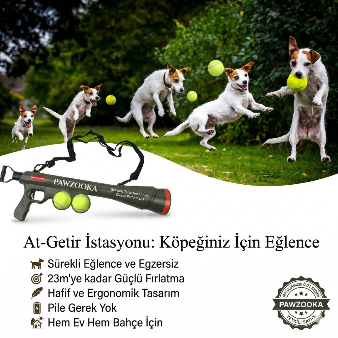 Pawzooka™ Profesyonel Top Fırlatıcı