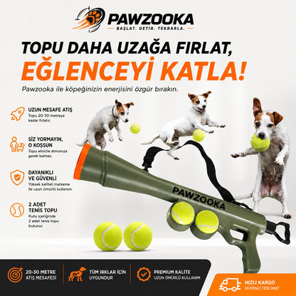 Pawzooka™ Profesyonel Top Fırlatıcı