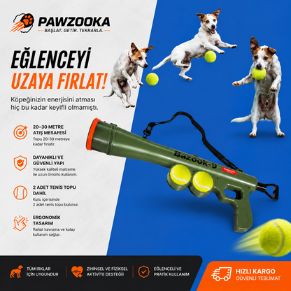 Pawzooka™ Profesyonel Top Fırlatıcı